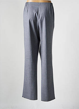Pantalon drept închidere cu fermoar sub clapetă cu nasturi gri GRIFFON femeie
