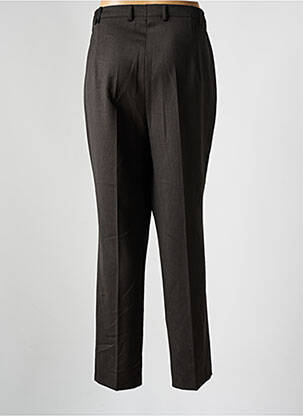Pantalon drept talie cu cleme talie înaltă maro RICHY femeie