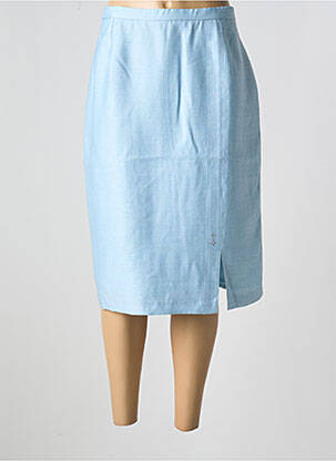 Fustă midi albastru GUY DUBOUIS femeie