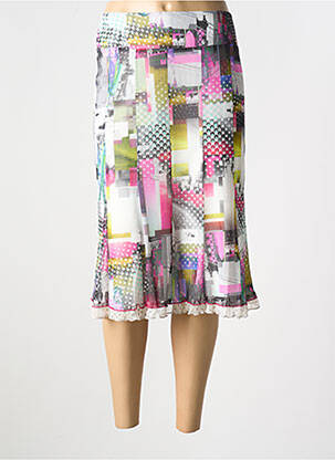 Fustă midi gri GUY DUBOUIS femeie