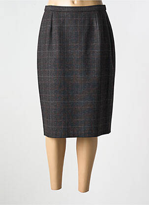 Fustă midi gri GUY DUBOUIS femeie