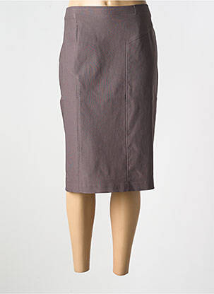 Fustă midi gri GRIFFON femeie