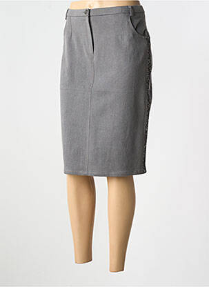 Fustă midi gri MERI & ESCA femeie