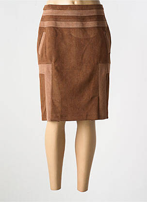 Fustă midi maro MERI & ESCA femeie