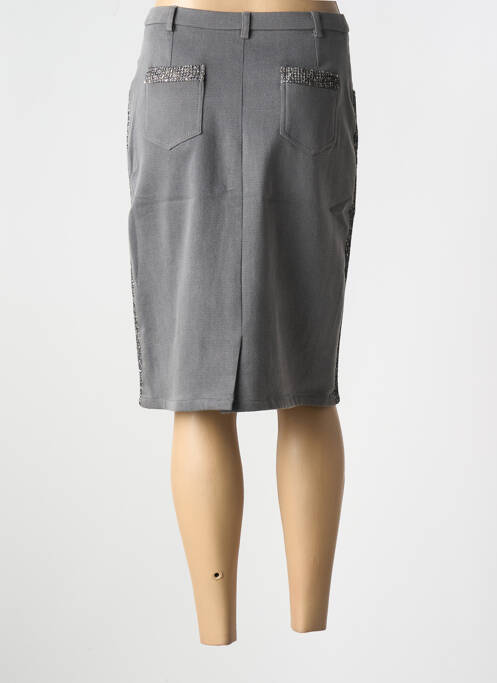 Fustă midi gri MERI & ESCA femeie