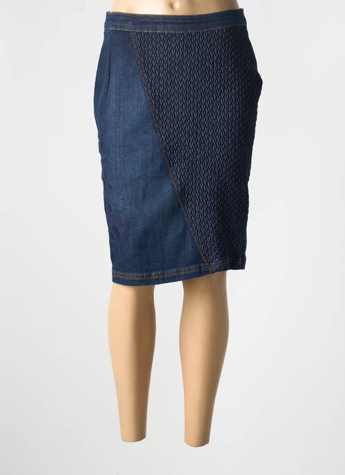 Fustă midi albastru MERI & ESCA femeie