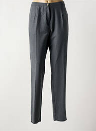 Pantalon drept talie cu cleme talie înaltă gri GRIFFON femme