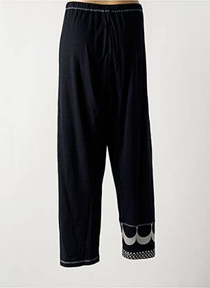 Pantalon 7/8 elasticitate mărime normală negru QUATRE VINGT JOURS femeie