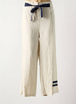 Pantalon larg bej MERI & ESCA femeie