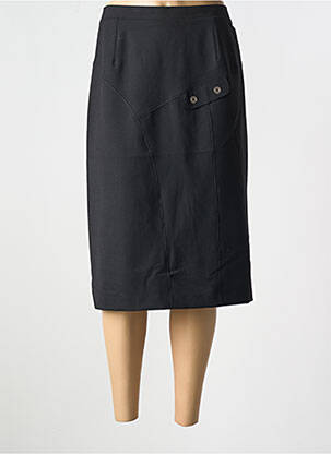 Fustă midi negru GRIFFON femeie