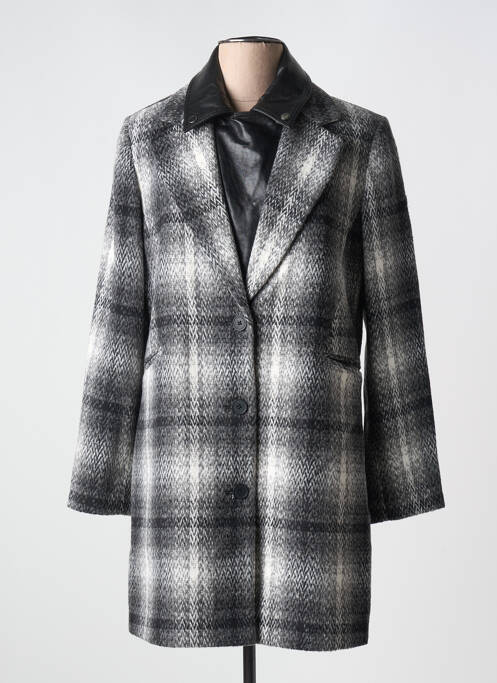 Palton lung gri 7 SEASONS femeie