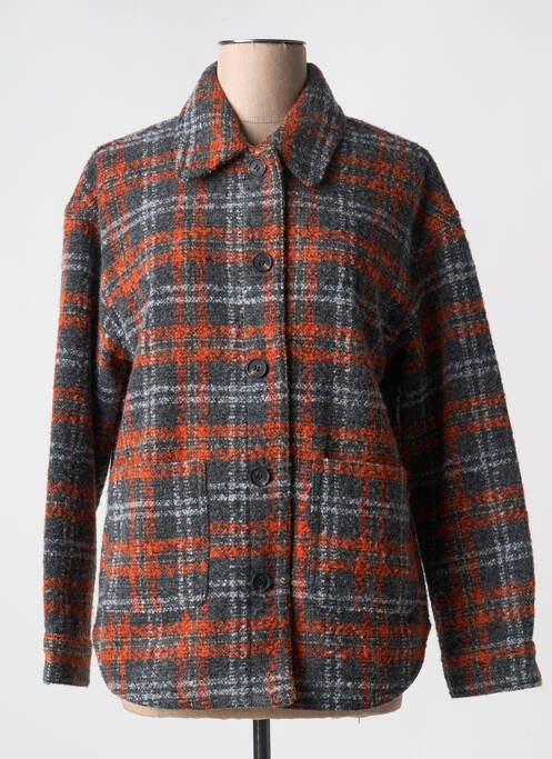 Palton scurt portocaliu CONCEPT K femeie