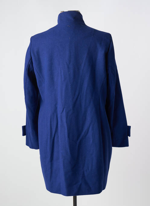 Palton lung albastru REVER MILE femeie