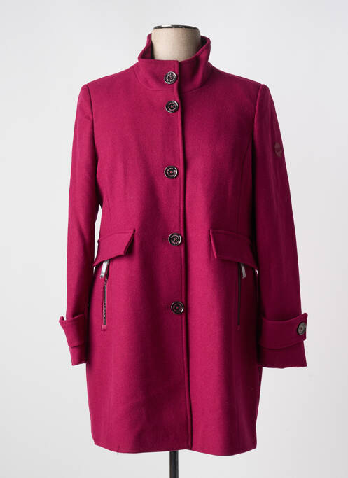 Palton lung roz REVER MILE femeie