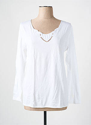 Top alb ARMOR LUX femeie