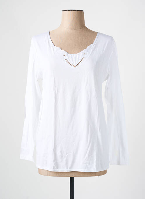 Top alb ARMOR LUX femeie