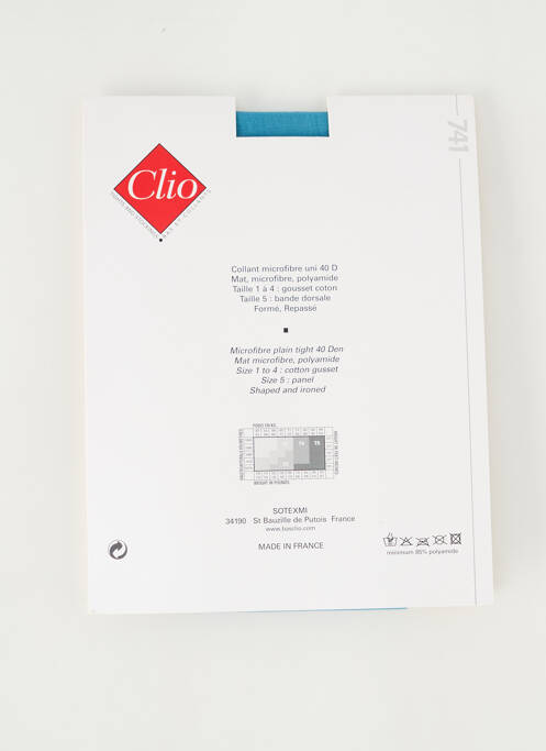 Colanți albastru CLIO femeie