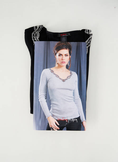 Top/Caraco negru MADIVA femeie