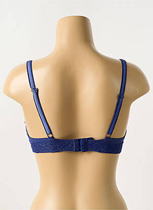 Sutien efect material satinat top sutien modelat albastru PASSIONATA femeie