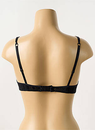 Sutien efect material satinat top sutien modelat negru PASSIONATA femeie