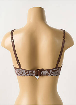 Sutien efect material satinat top sutien modelat maro PASSIONATA femeie