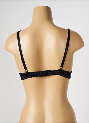 Sutien efect material satinat top sutien push-up negru PASSIONATA femeie