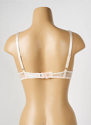 Sutien efect material satinat top sutien push-up bej PASSIONATA femeie