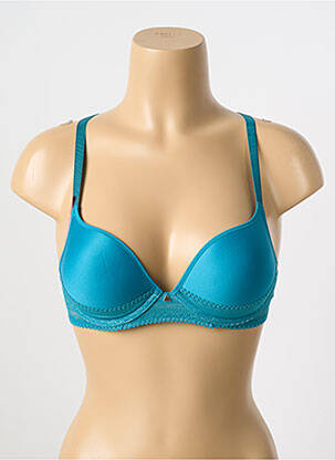 Sutien efect material satinat top sutien push-up verde PASSIONATA femeie
