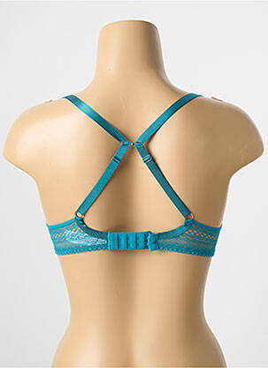 Sutien efect material satinat top sutien push-up verde PASSIONATA femeie