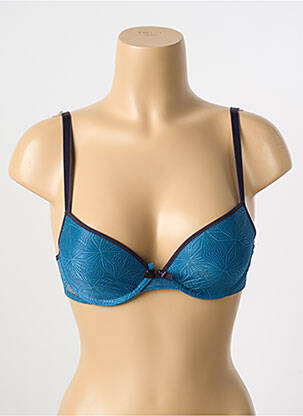 Sutien efect material satinat top sutien push-up verde PASSIONATA femeie
