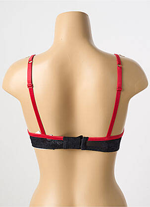 Sutien efect material satinat top sutien push-up roșu PASSIONATA femeie