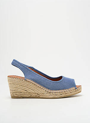 Sandale/pantofi decupați toc platformă toc de 4 la 6 cm albastru GEORGIA ROSE femeie