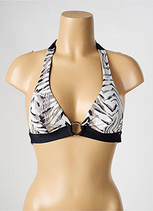 Sutien de costum de baie elasticitate top triunghiuri negru AUBADE femeie