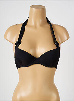 Sutien de costum de baie elasticitate top sutien push-up negru AUBADE femeie
