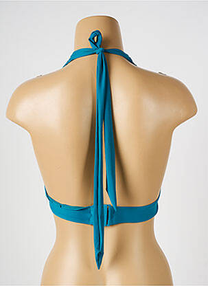 Sutien de costum de baie elasticitate top sutien push-up albastru AUBADE femeie