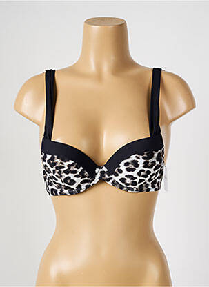 Sutien de costum de baie elasticitate top sutien push-up negru AUBADE femeie
