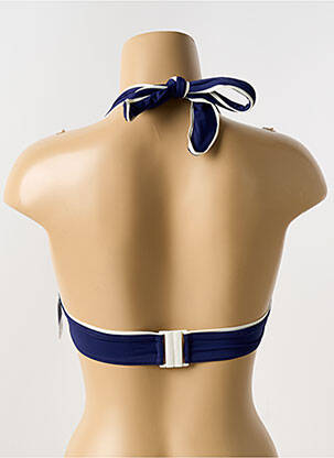Sutien de costum de baie elasticitate sutien balconet cu decolteu înalt albastru AUBADE femeie