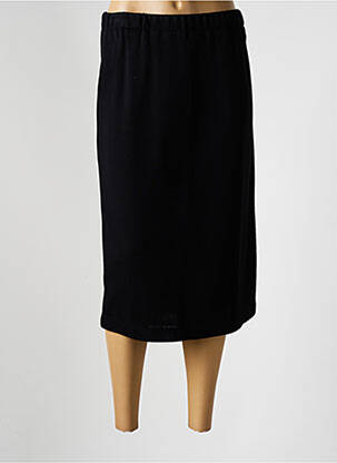 Fustă midi elasticitate negru FASHION COLLECTION femeie