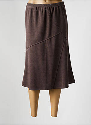 Fustă midi maro GRIFFON femeie