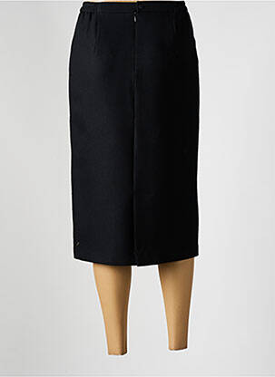 Fustă midi talie cu cleme negru JEAN GABRIEL femeie