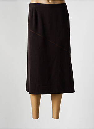 Fustă midi maro GEVANA femeie