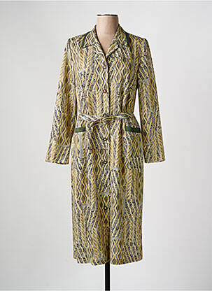 Rochie midi galben GEVANA femeie