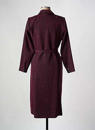 Rochie midi mâneci lungi mâneci lungi violet GEVANA femeie
