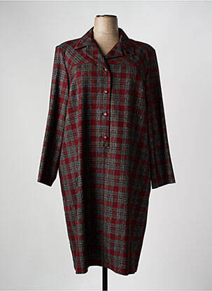 Rochie midi roșu GEVANA femeie