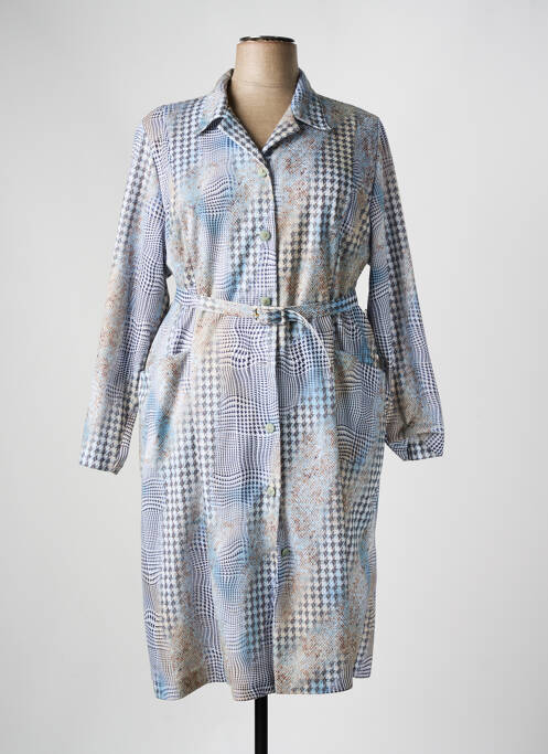 Rochie midi albastru GEVANA femeie