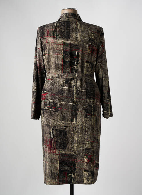 Rochie midi gri GEVANA femeie