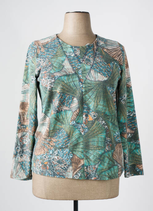 Top verde GEVANA femeie