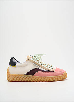 Adidași vârf rotund toc plat până la 3 cm roz FILLING PIECES femeie