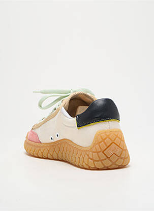 Adidași vârf rotund toc plat până la 3 cm roz FILLING PIECES femeie