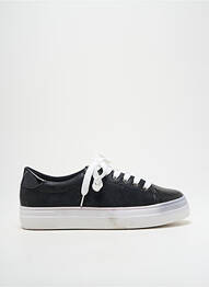 Adidași material neted toc de 4 la 6 cm negru VANESSA WU femme